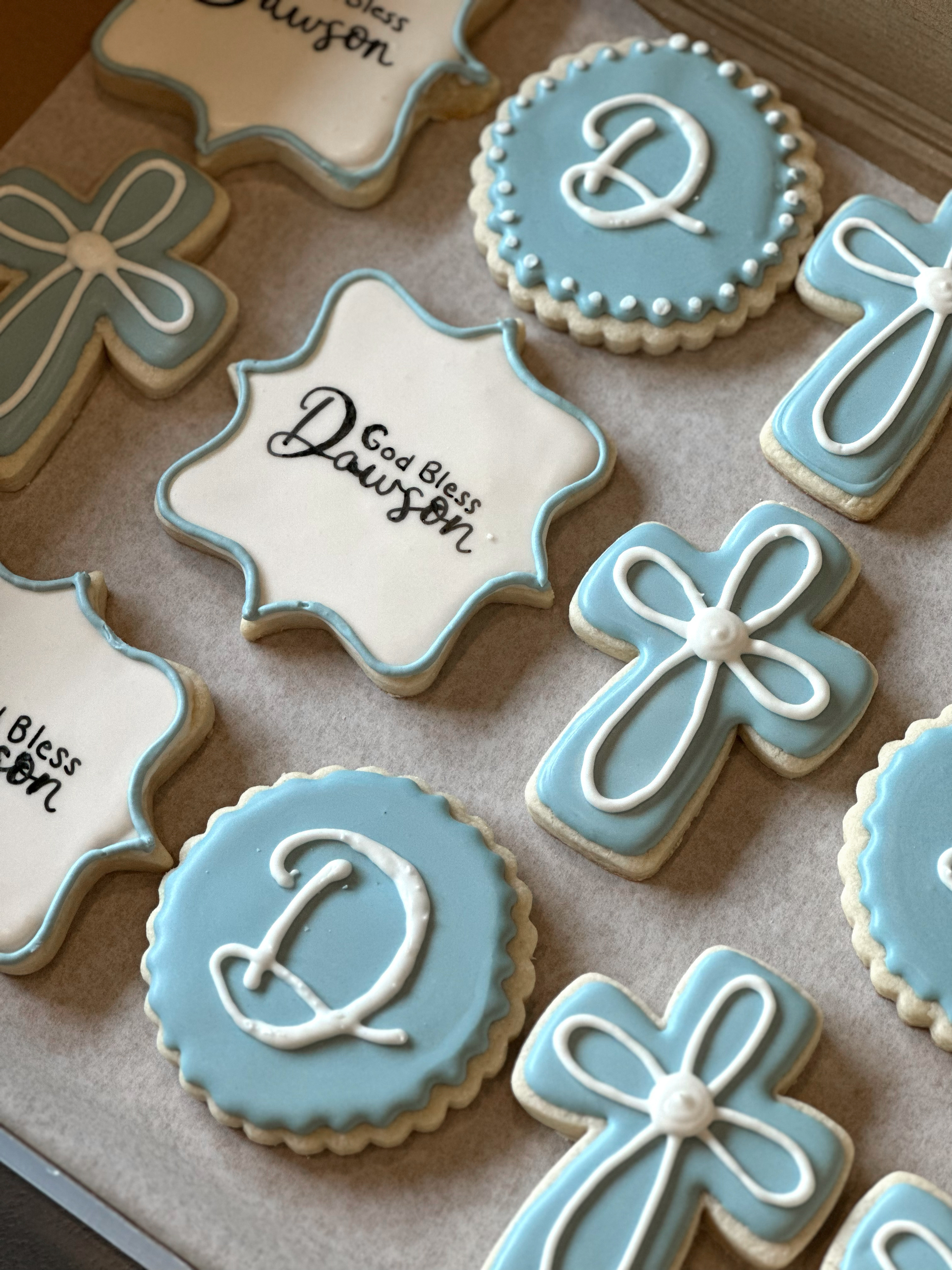 Dawson baptism cookies